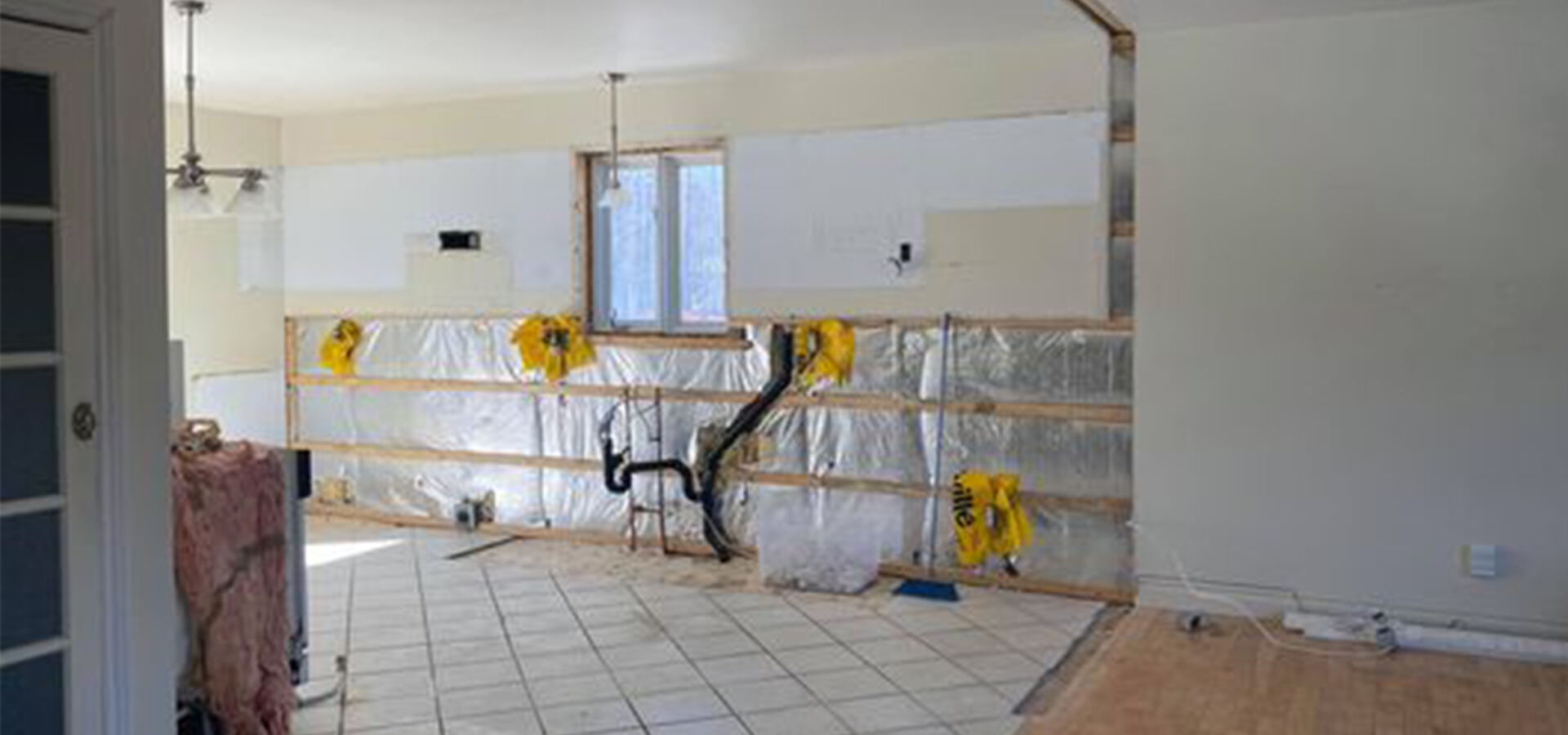 Salle à manger avant rénovation projet Audrée