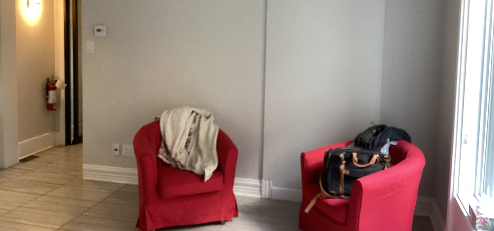 Espace d'accueil salle d'attente Granby