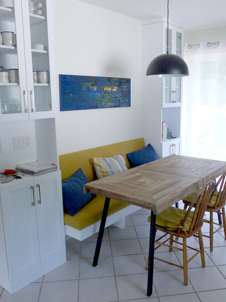 Rénovation complète d'une cuisine et sa salle à manger.
