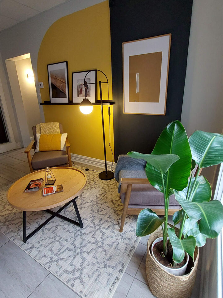 Réaménagement d'une salle d'attente
