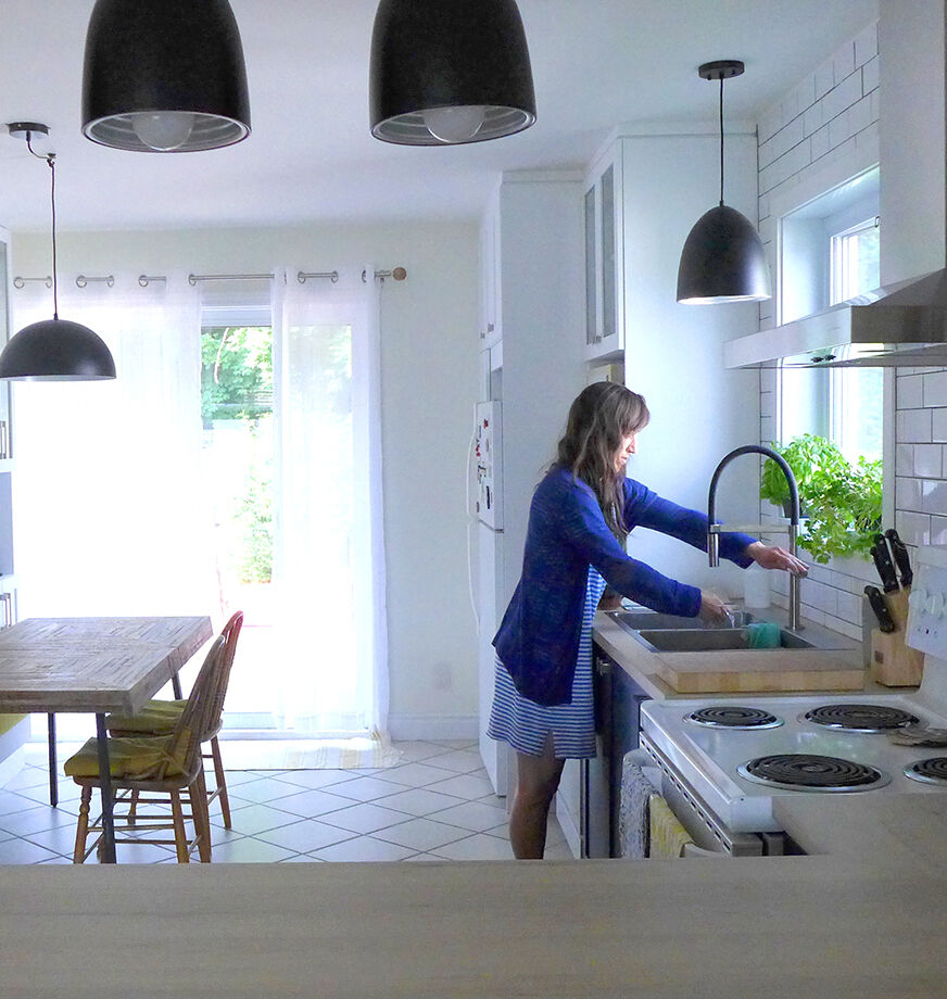 Résultat final d'un projet de design d'intérieur résidentiel
